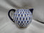 Lomonosov Cobalt Net, Russia, Blue & Gold: Creamer / Cream Pitcher, 3 1/2" Tall