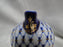 Lomonosov Cobalt Net, Russia, Blue & Gold: Creamer / Cream Pitcher, 3 1/2" Tall
