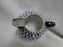 Lomonosov Cobalt Net, Russia, Blue & Gold: Creamer / Cream Pitcher, 3 1/2" Tall
