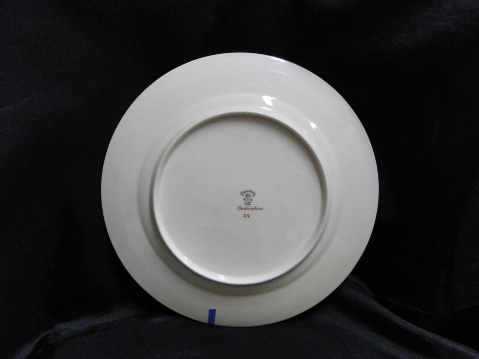 Royal Ivory Buckingham, Ivory w/ Gold Encrusted: Dinner Plate, 10", As Is
