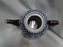 Lomonosov Cobalt Net, Russia, Blue & Gold: Mini Teapot & Lid, 5 1/4" Tall