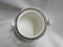 Wedgwood Columbia, White, Green Trim: Sugar Bowl & Lid, 3 3/4", Shape 146