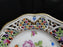 Schumann Chateau Dresden, Reticulated, Flowers: Bread Plate, 6", As Is
