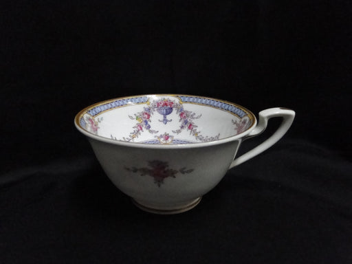 Royal Worcester Rosemary Sky Blue, White: 2 1/8" Cup Only, No Saucer, Crazing