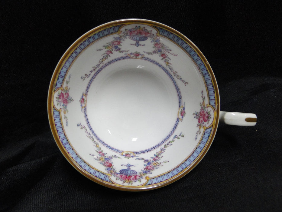 Royal Worcester Rosemary Sky Blue, White: 2 1/8" Cup Only, No Saucer, Crazing