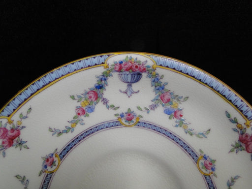 Royal Worcester Rosemary Sky Blue, White: 5 3/4" Saucer Only, No Cup, As Is