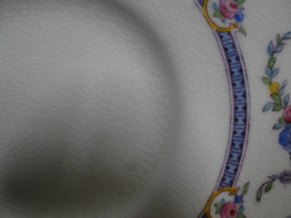 Royal Worcester Rosemary Sky Blue, White: 5 3/4" Saucer Only, No Cup, As Is