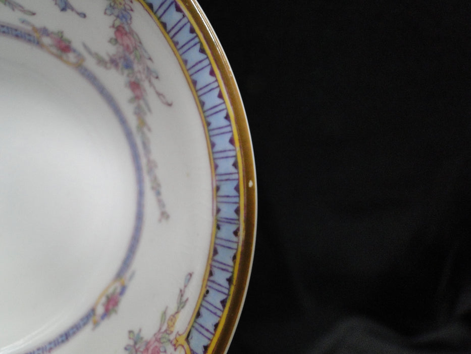 Royal Worcester Rosemary Sky Blue, White: 2 1/8" Cup Only, No Saucer, Crazing