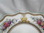 Wedgwood Columbia, White, Medallion, Green Trim: Square Salad Plate 8.25", As Is