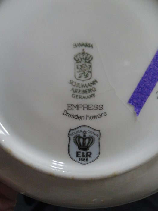 Schumann Empress Dresden Flowers: 5 3/4" Saucer Only, As Is