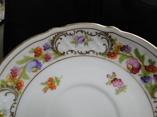 Schumann Empress Dresden Flowers: 5 3/4" Saucer Only, As Is
