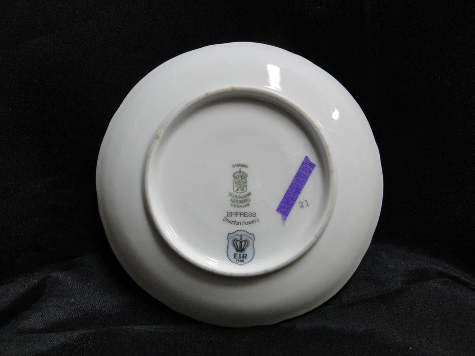 Schumann Empress Dresden Flowers: 5 3/4" Saucer Only, As Is