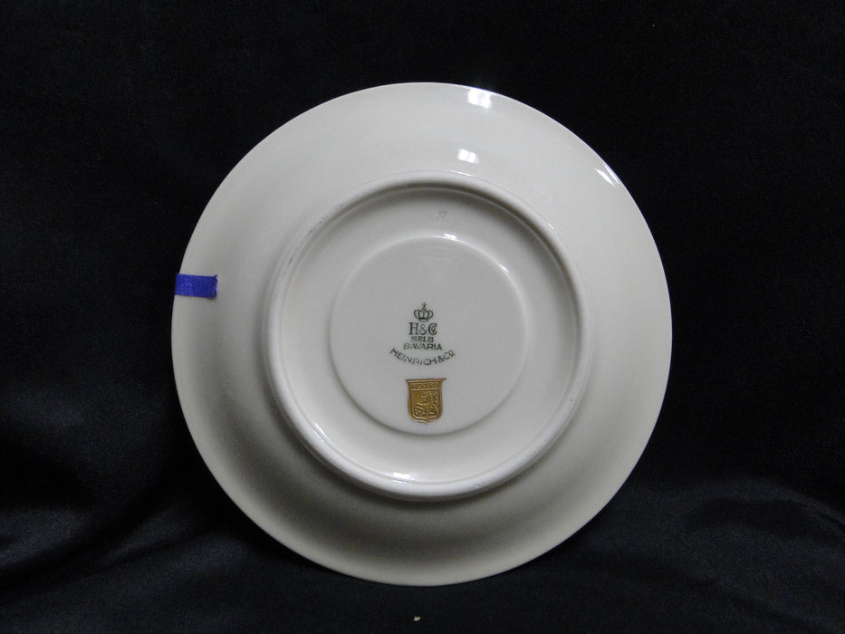 Pickard / Heinrich Pic76, Encrusted Gold Roses & Leaves: 6" Saucer Only, Flaw