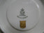 Pickard / Heinrich Pic76, Encrusted Gold Roses & Leaves: 6" Saucer Only, Flaw
