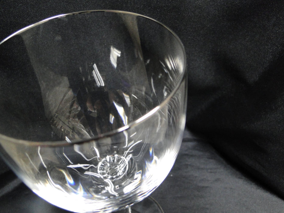 Waterford Crystal Carleton Platinum: Water or Wine Goblet (s), 8 1/2" Tall