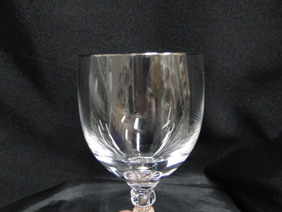 Waterford Crystal Carleton Platinum: Water or Wine Goblet (s), 8 1/2" Tall