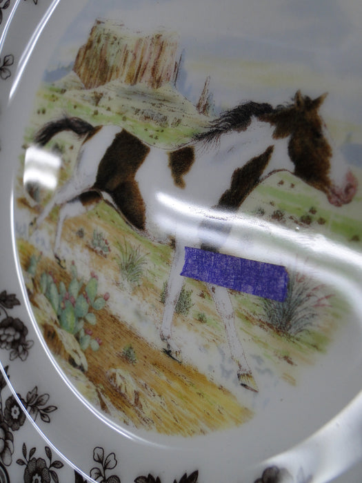 Spode Woodland Horses Paint, England: Salad Plate (s), 7 3/4", Box