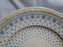 Spode Ermine Blue, Geometric Design: Luncheon Plate, 9 3/8", Craz Med Discolor