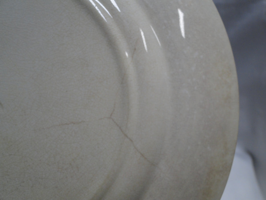 Spode Ermine Blue, Geometric Design: Luncheon Plate, 9 3/8", Craz Med Discolor