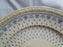 Spode Ermine Blue, Geometric Design: Luncheon Plate, 9 3/8", Craz Heavy Discolor