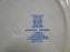 Spode Ermine Blue, Geometric Design: Luncheon Plate, 9 3/8", Craz Heavy Discolor