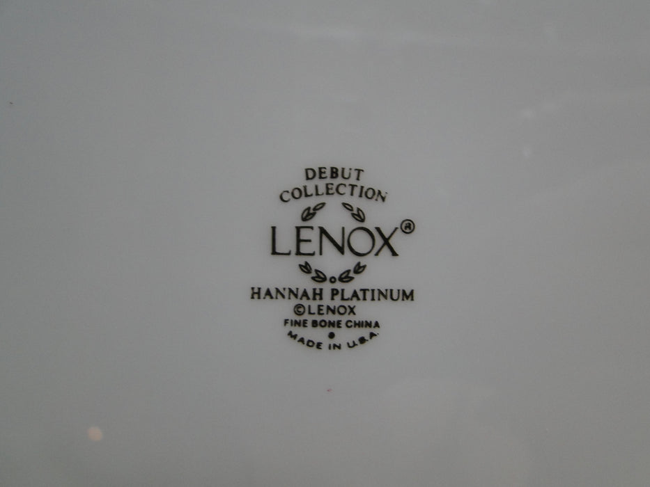 Lenox Hannah Platinum, White Design: Dinner Plate (s), 10 7/8"