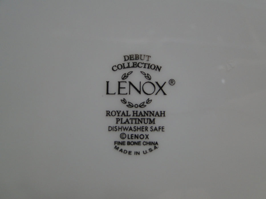 Lenox Royal Hannah Platinum, Silver Design: Accent Luncheon Plate (s), 9 1/4"