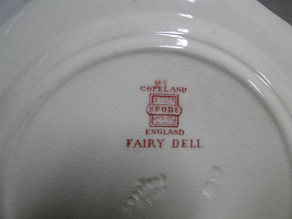 Spode Fairy Dell, Multicolored Florals, Swirl Rim: Bread Plate (s), 6 1/8" As Is