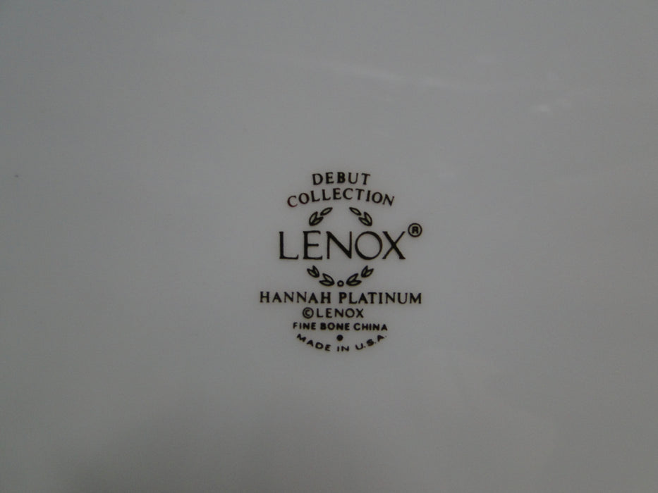 Lenox Hannah Platinum, White Design: Salad Plate (s), 8 1/8"