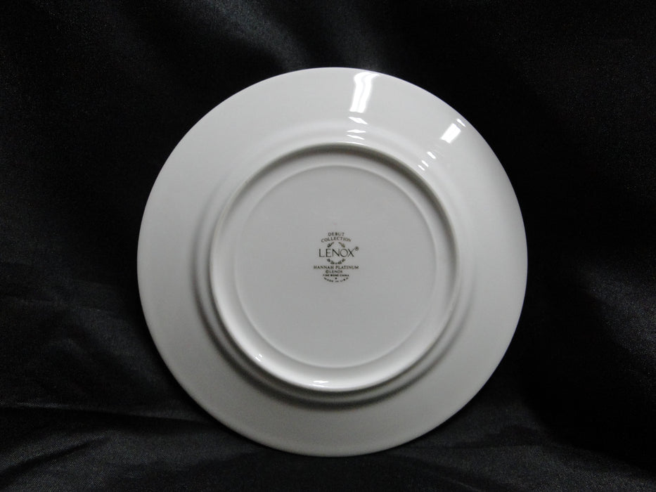 Lenox Hannah Platinum, White Design: Bread Plate (s), 6 1/2"