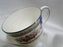 Wedgwood Columbia, White, Medallion, Green Trim: Demi Cup & Saucer Set, As Is