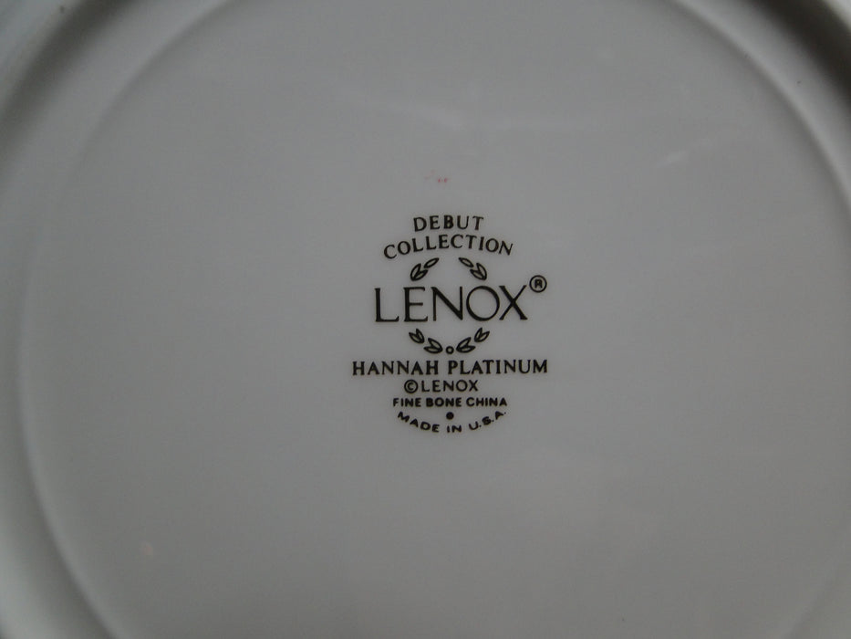 Lenox Hannah Platinum, White Design: Bread Plate (s), 6 1/2"