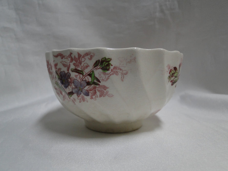 Spode Fairy Dell, Multicolored Florals, Swirl Rim: Cup & Saucer Set (s), As Is