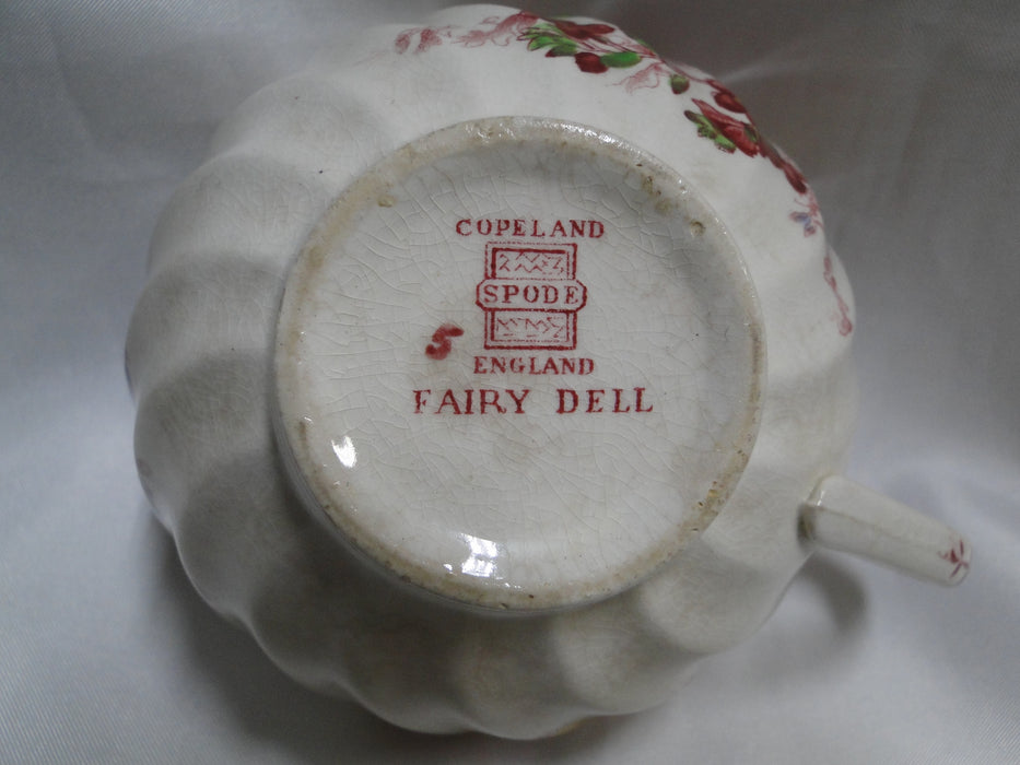 Spode Fairy Dell, Multicolored Florals, Swirl Rim: Cup & Saucer Set (s), As Is