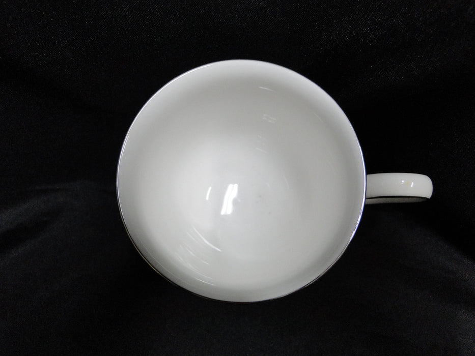 Lenox Hannah Platinum, White Design: Cup & Saucer Set (s), 3" Tall