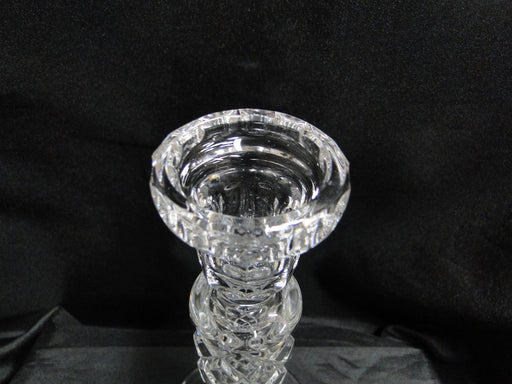 Gorham Clear w/ Criss Cross Cuts: Candlestick, 7 3/4" Tall, Sticker