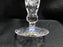Gorham Clear w/ Criss Cross Cuts: Candlestick, 7 3/4" Tall, Sticker