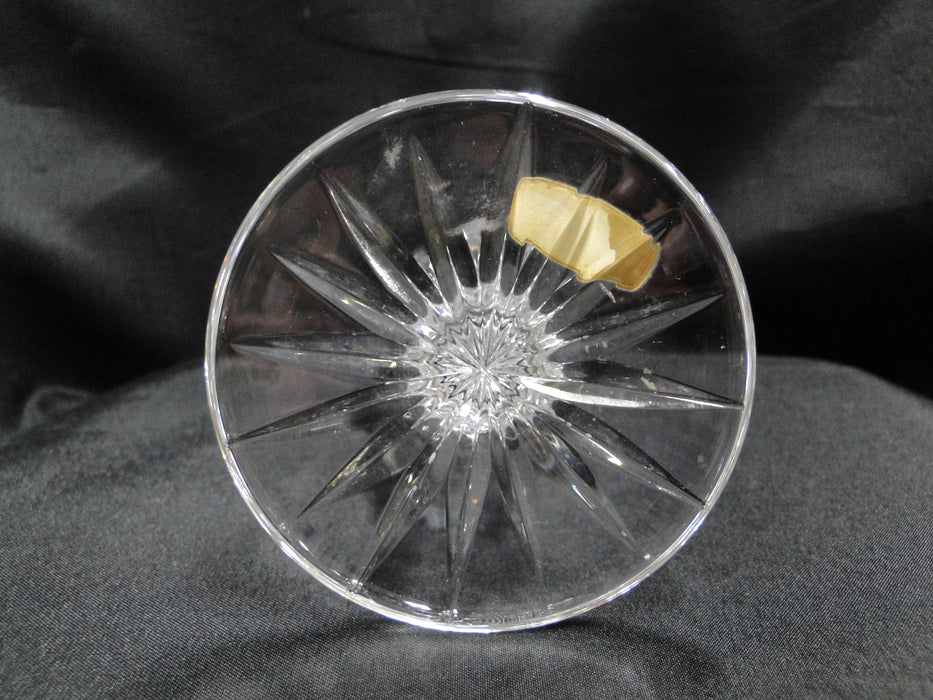Gorham Clear w/ Criss Cross Cuts: Candlestick, 7 3/4" Tall, Sticker