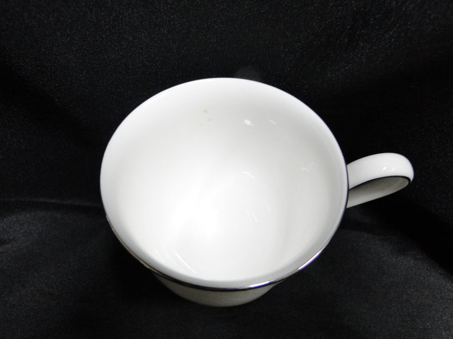 Lenox Hannah Platinum, White Design: 3" Tall Cup Only, As Is, No Saucer