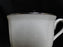 Lenox Hannah Platinum, White Design: 3" Tall Cup Only, As Is, No Saucer