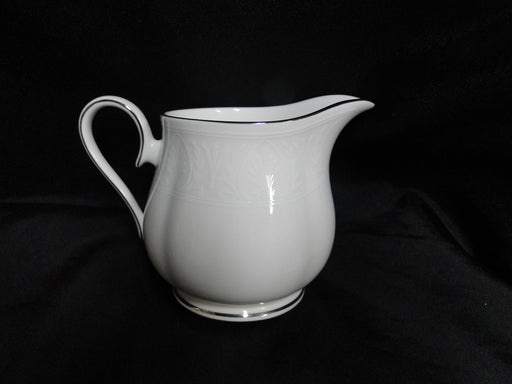 Lenox Hannah Platinum, White Design: Creamer / Cream Pitcher, 3 5/8" Tall