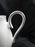 Lenox Hannah Platinum, White Design: Creamer / Cream Pitcher, 3 5/8" Tall