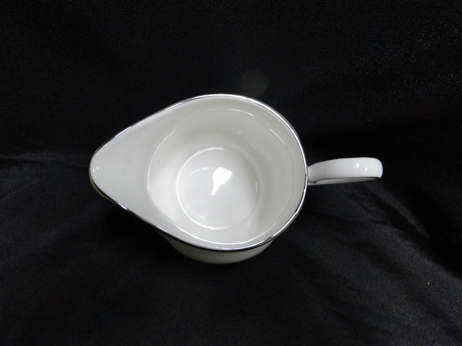 Lenox Hannah Platinum, White Design: Creamer / Cream Pitcher, 3 5/8" Tall