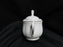 Lenox Hannah Platinum, White Design: Sugar Bowl & Lid, 5" Tall