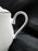 Lenox Hannah Platinum, White Design: Sugar Bowl & Lid, 5" Tall