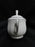 Lenox Hannah Platinum, White Design: Sugar Bowl & Lid, 5" Tall