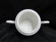 Lenox Hannah Platinum, White Design: Sugar Bowl & Lid, 5" Tall