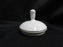 Lenox Hannah Platinum, White Design: Sugar Bowl & Lid, 5" Tall