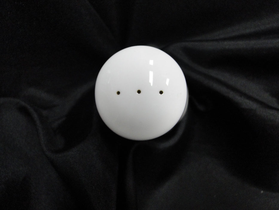 Lenox Hannah Platinum, White Design: Salt OR Pepper Shaker, 3 3/4" Tall, 3 Hole