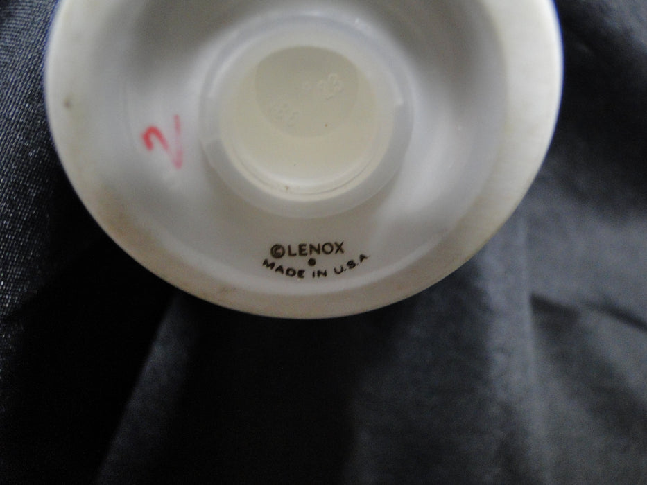 Lenox Hannah Platinum, White Design: Salt OR Pepper Shaker, 3 3/4" Tall, 7 Hole